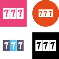 Triple Sevens Icon Design vector