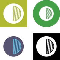 Unique Contrast Icon Design vector