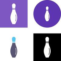 Bowling Pin Icon Design vector