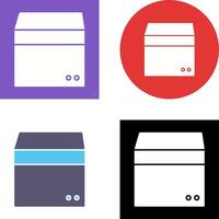 Unique Box Icon Design vector