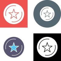 Unique Favorite Icon Design vector