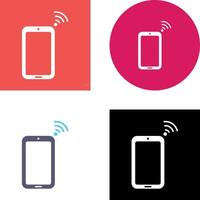 Unique Connected Device Icon Design vector