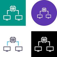 Unique Internet Connectivity Icon Design vector