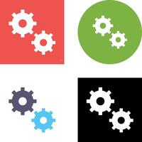 Unique Configurations Icon Design vector