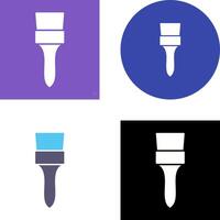 Unique Brush Icon Design vector