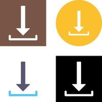 Unique Download Icon Design vector