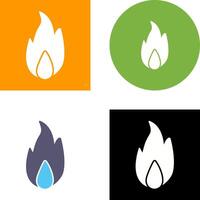 Unique Fire Icon Design vector