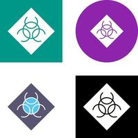 Biological Hazard Icon Design vector