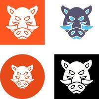 Boar Icon Design vector