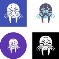 Walrus Icon Design vector