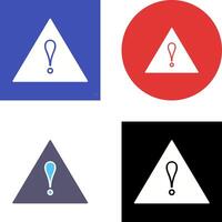 Unique Alert Icon Design vector