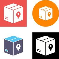 Unique Tracking Services Icon Design vector