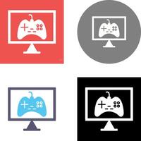 Unique Online Games Icon Design vector