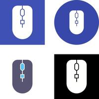 Unique Mouse Icon Design vector