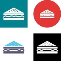 Unique Sandwich Icon Design vector