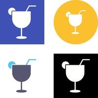 Unique Drinks Icon Design vector