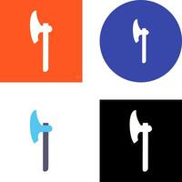 Unique Axe Icon Design vector