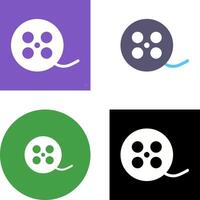 Reel Icon Design vector