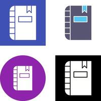 Diary Icon Design vector