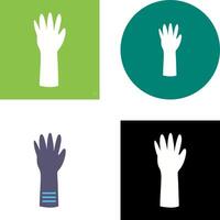 Unique Gloves Icon Design vector