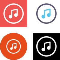 Music Player Icon Design vector