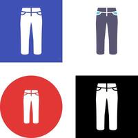 Trousers Icon Design vector