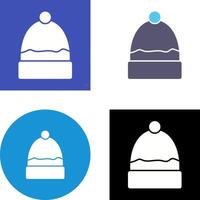 Warm Cap Icon Design vector