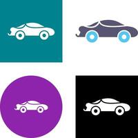 Sports Car Icon Design vector