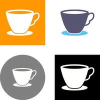 Tea Cup Icon Design vector