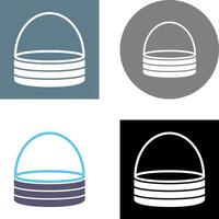 Unique Basket Icon Design vector