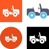 Safari Jeep Icon Design vector