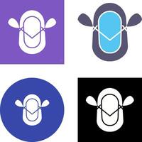 Dinghy Icon Design vector