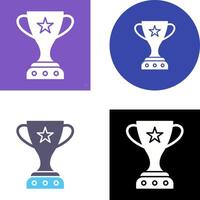 Unique Winner Icon Design vector