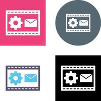 Unique Blogging Service Icon Design vector