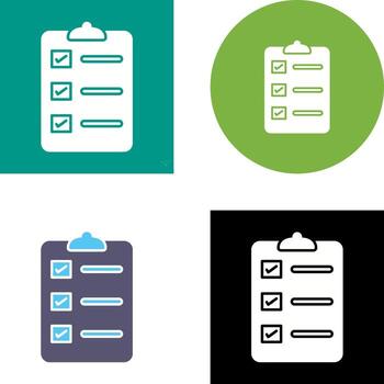 único pedidos lista icono diseño vector