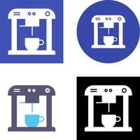 Unique Coffee Machine Icon Design vector