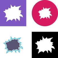 Unique Explosion Icon Design vector