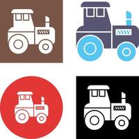 diseño de icono de tractor vector