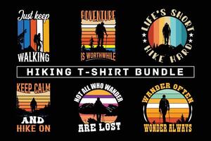 Hiking t shirt design for print on demand, adventure mountain outdoor hiking custom t-shirt design bundle, Adventure is Calling Hiking vector