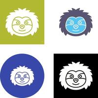 Sloth Icon Design vector