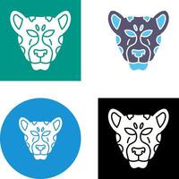 leopard Icon Design vector