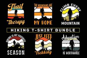 Hiking t shirt design for print on demand, adventure mountain outdoor hiking custom t-shirt design bundle, Adventure is Calling Hiking vector