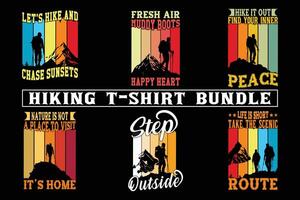 Hiking t shirt design for print on demand, adventure mountain outdoor hiking custom t-shirt design bundle, Adventure is Calling Hiking vector