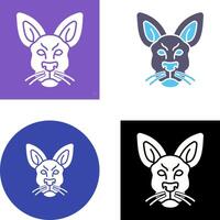 Kangaroo Icon Design vector