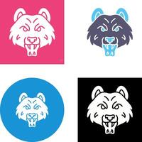 Bear Icon Design vector