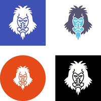 Mandrill Icon Design vector