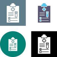 Medical Report Icon Design vector