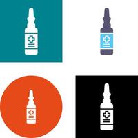 Nasal Spray Icon Design vector