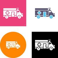 Ambulance Icon Design vector