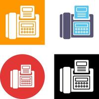 Fax Icon Design vector